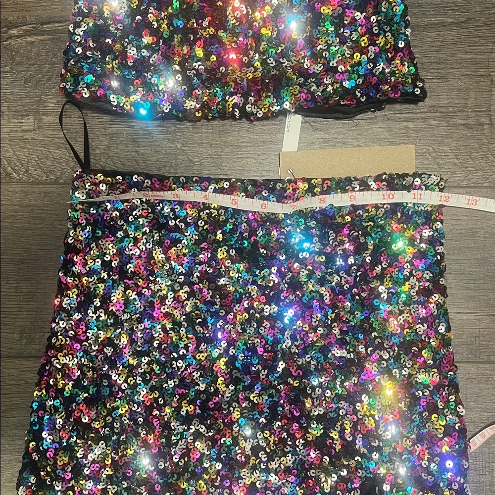 NWT sequin top & skirt Taylor Swift Concert outfit idea - Picture 6 of 7